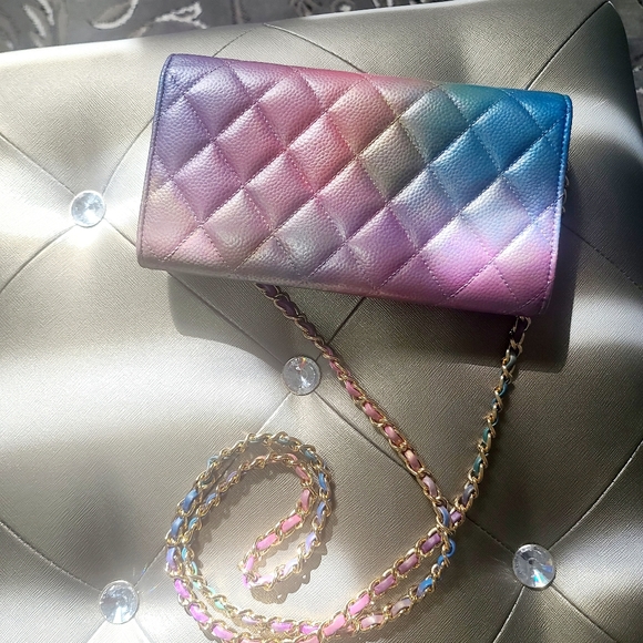 Chanel 🧜‍♀️ Mermaid Classic Flap 🧜‍♂️ Maltese Wallet with matching Chain. - Picture 7 of 14